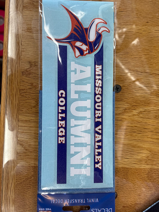 Missouri Valley College Alumni Decal - Viking Athletic Goods
