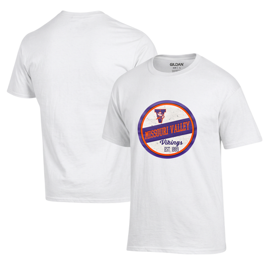 Missouri Valley Vikings Circle Retro T-Shirt Hoodie Crew (#55)