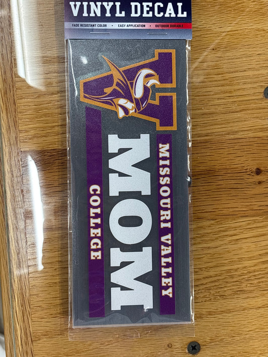 Missouri Valley College Mom Decal - Viking Athletic Goods