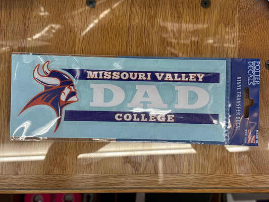 Missouri Valley College Dad Decal - Viking Athletic Goods