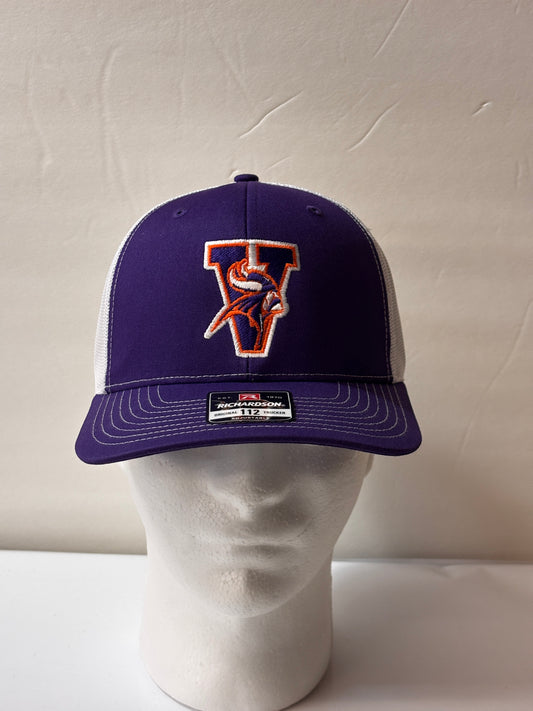 Missouri Valley College Purple Embroidered Logo Hat Richardson 112 - Viking Athletic Goods