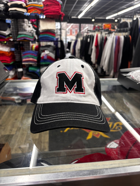 Marshall Owls White & Black Cap Embroidered M - Viking Athletic Goods