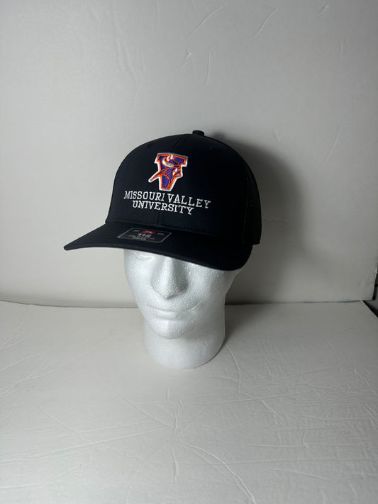 Richardson 112 Trucker Black Missouri Valley University Cap