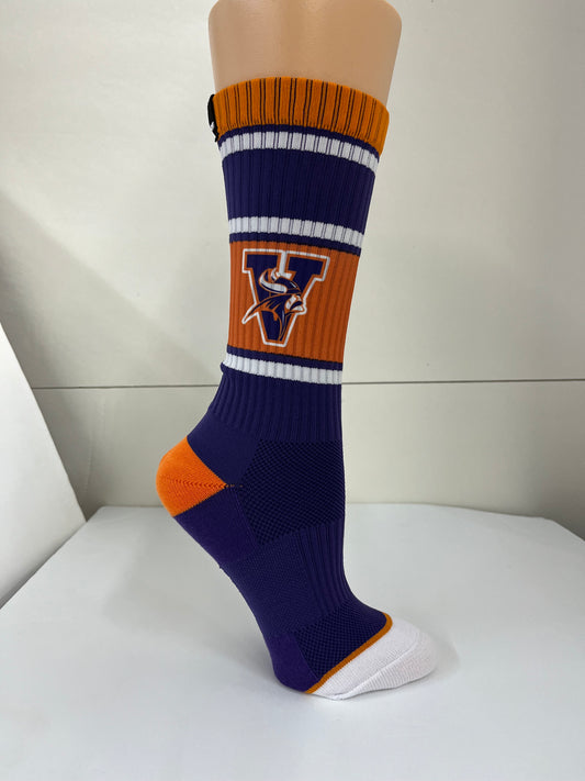 Missouri Valley Crew Socks - Viking Athletic Goods
