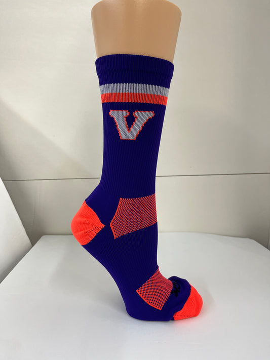 Missouri Valley Crew Sock - Viking Athletic Goods