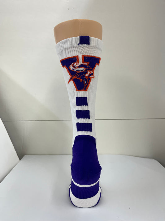 Missouri Valley Basketball Crew Sock - Viking Athletic Goods