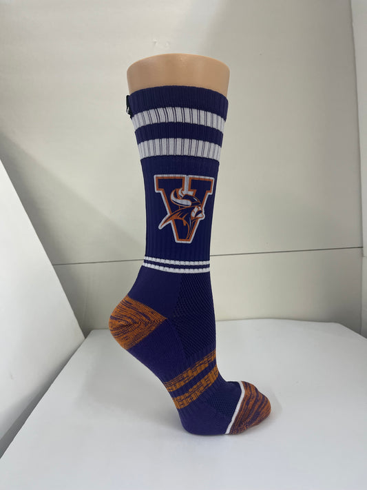 Missouri Valley Crew Socks - Viking Athletic Goods
