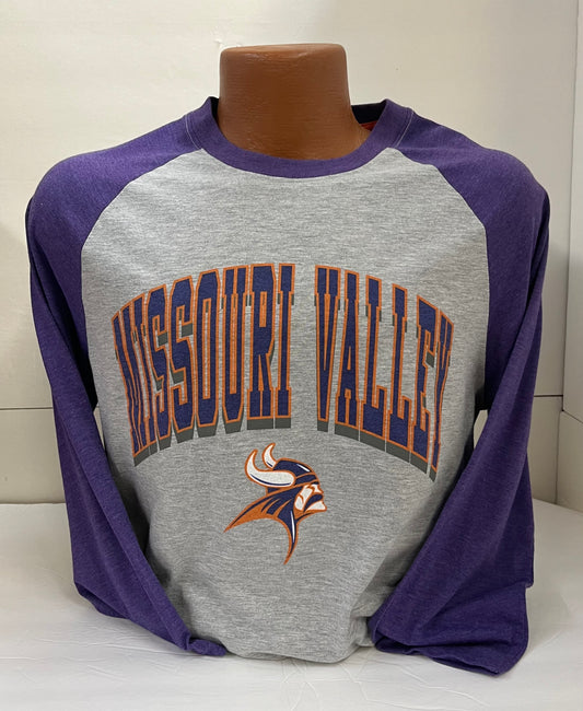 Missouri Valley Men's 3/4 sleeve - Viking Athletic Goods