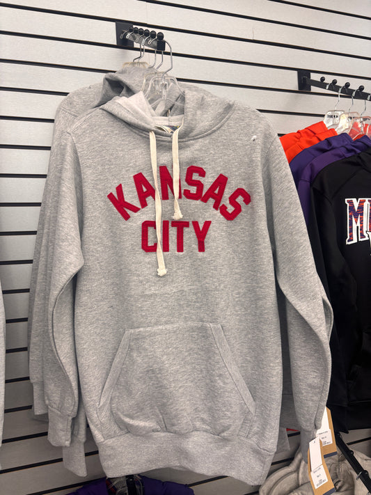Kansas City Block Letter Hoodie - Viking Athletic Goods