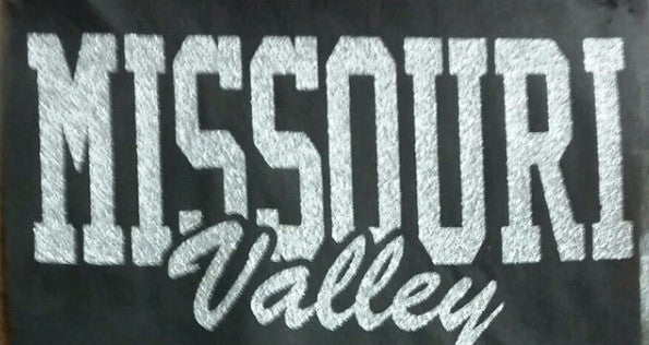 #23 Print Transfer Missouri Valley Glitter - Viking Athletic Goods