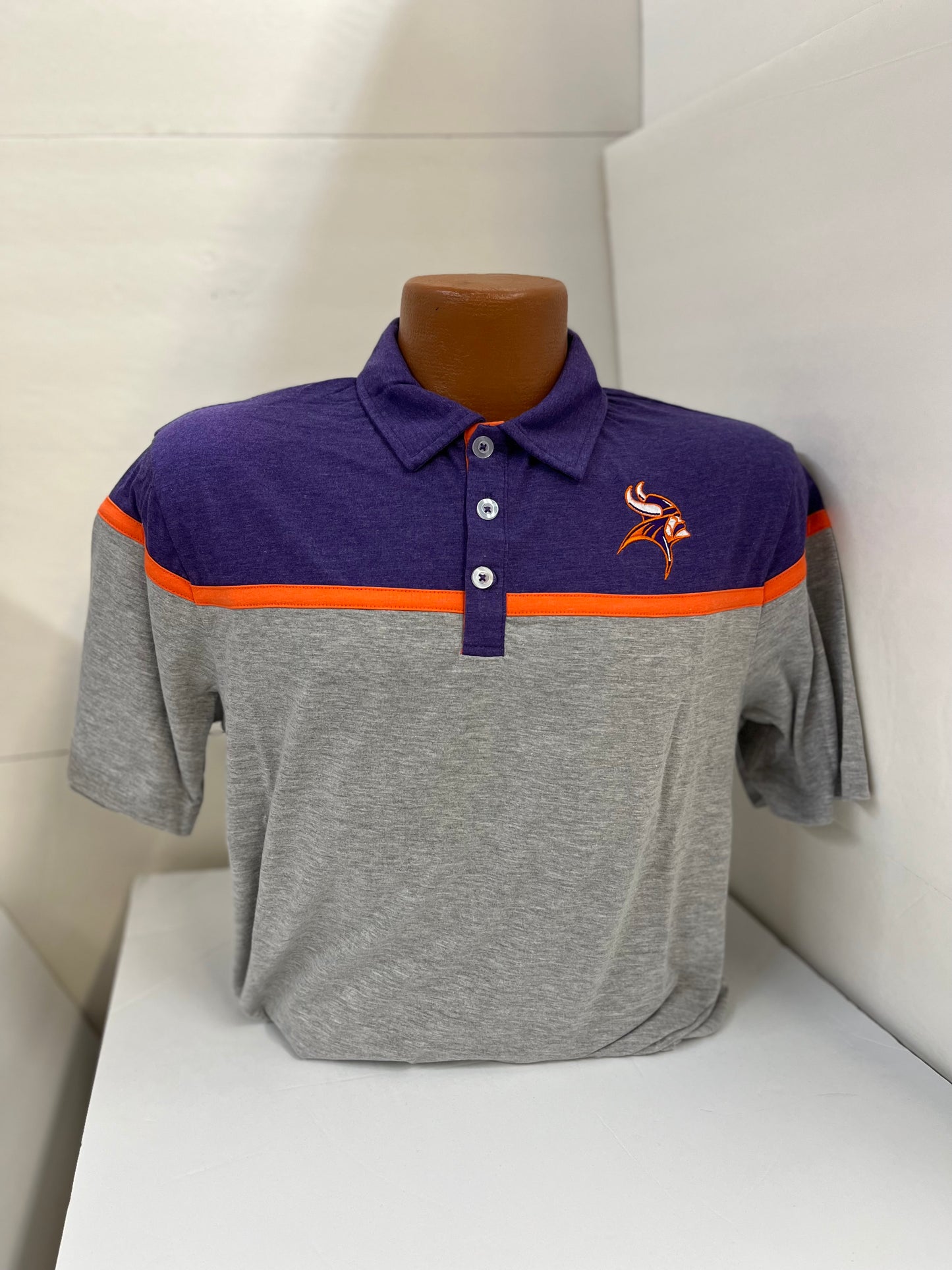 Colosseum Men's Two Toned Vikings Polo