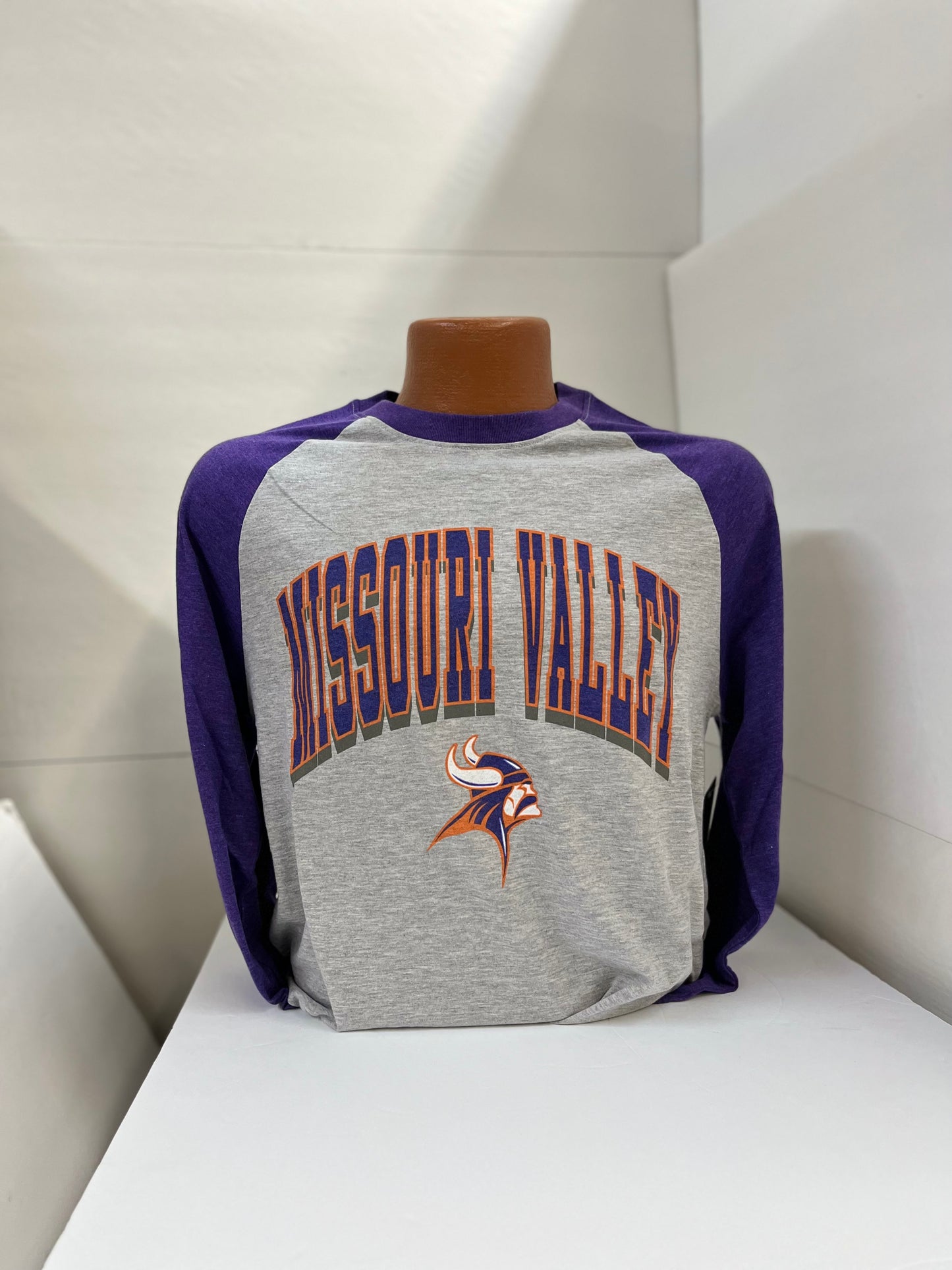 Colosseum Heathered Grey 3/4 Sleeve Tee