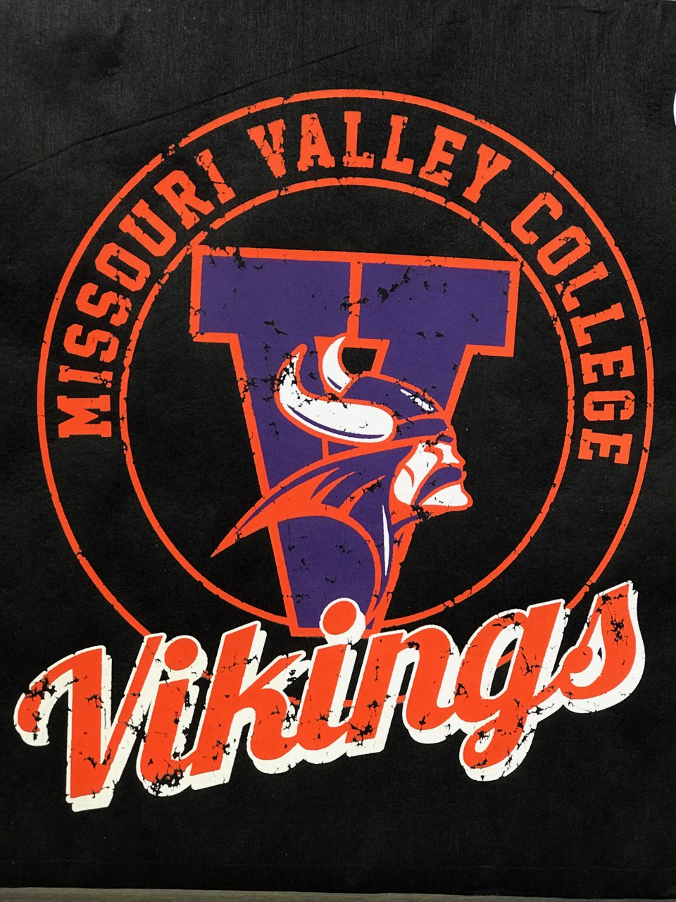 #28 Print Transfer Missouri Valley with V - Viking Athletic Goods