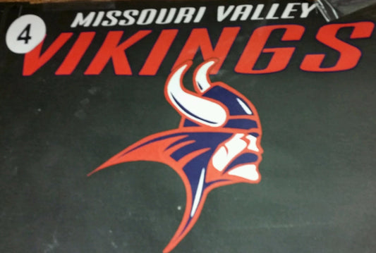 #40 Print Transfer Missouri Valley VIkings - Viking Athletic Goods