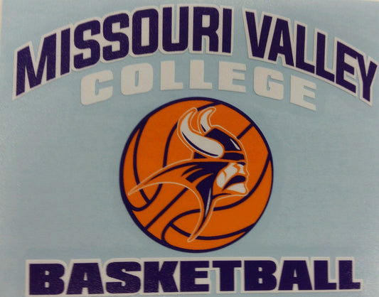 Missouri Valley Basketball Decal - Viking Athletic Goods
