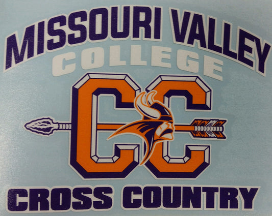 Missouri Valley Cross Country Decal - Viking Athletic Goods