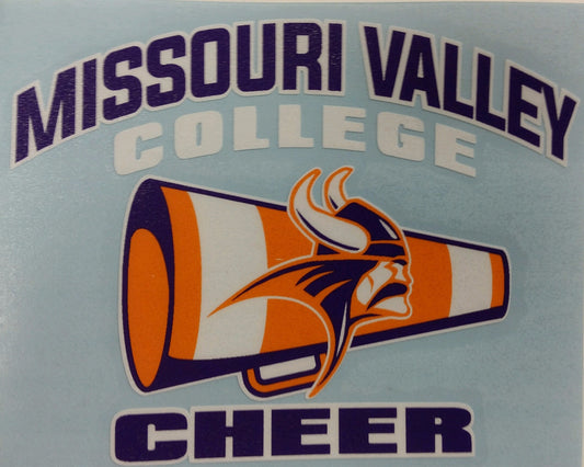 Missouri Valley Cheer Decal - Viking Athletic Goods