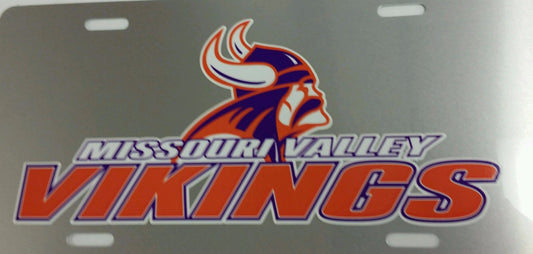 Missouri Valley License Plate Customizable - Viking Athletic Goods