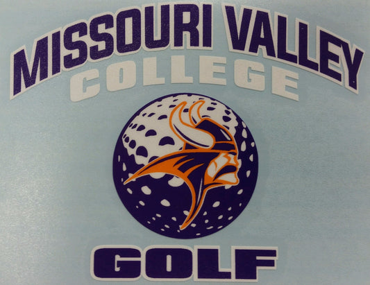 Missouri Valley Golf Decal - Viking Athletic Goods