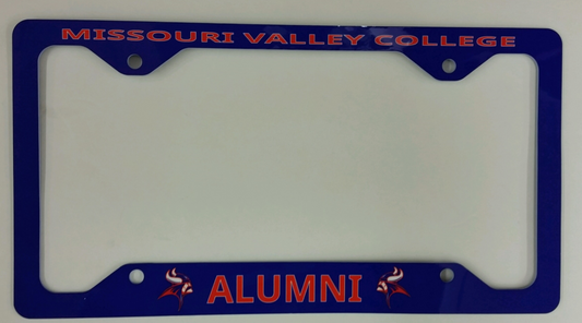 Missouri Valley License Plate Customizable Cover - Viking Athletic Goods