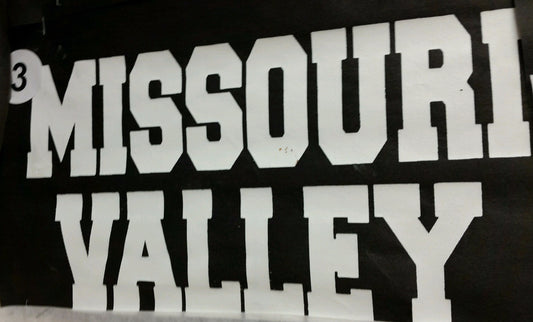 #45A Print Transfer Missouri Valley - Viking Athletic Goods