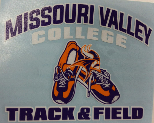 Missouri Valley Track & Field Decal - Viking Athletic Goods