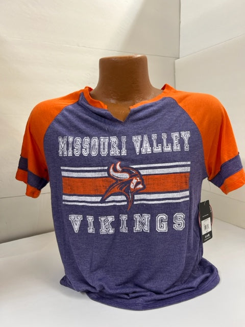 Womens Distressed Valley tee - Viking Athletic Goods