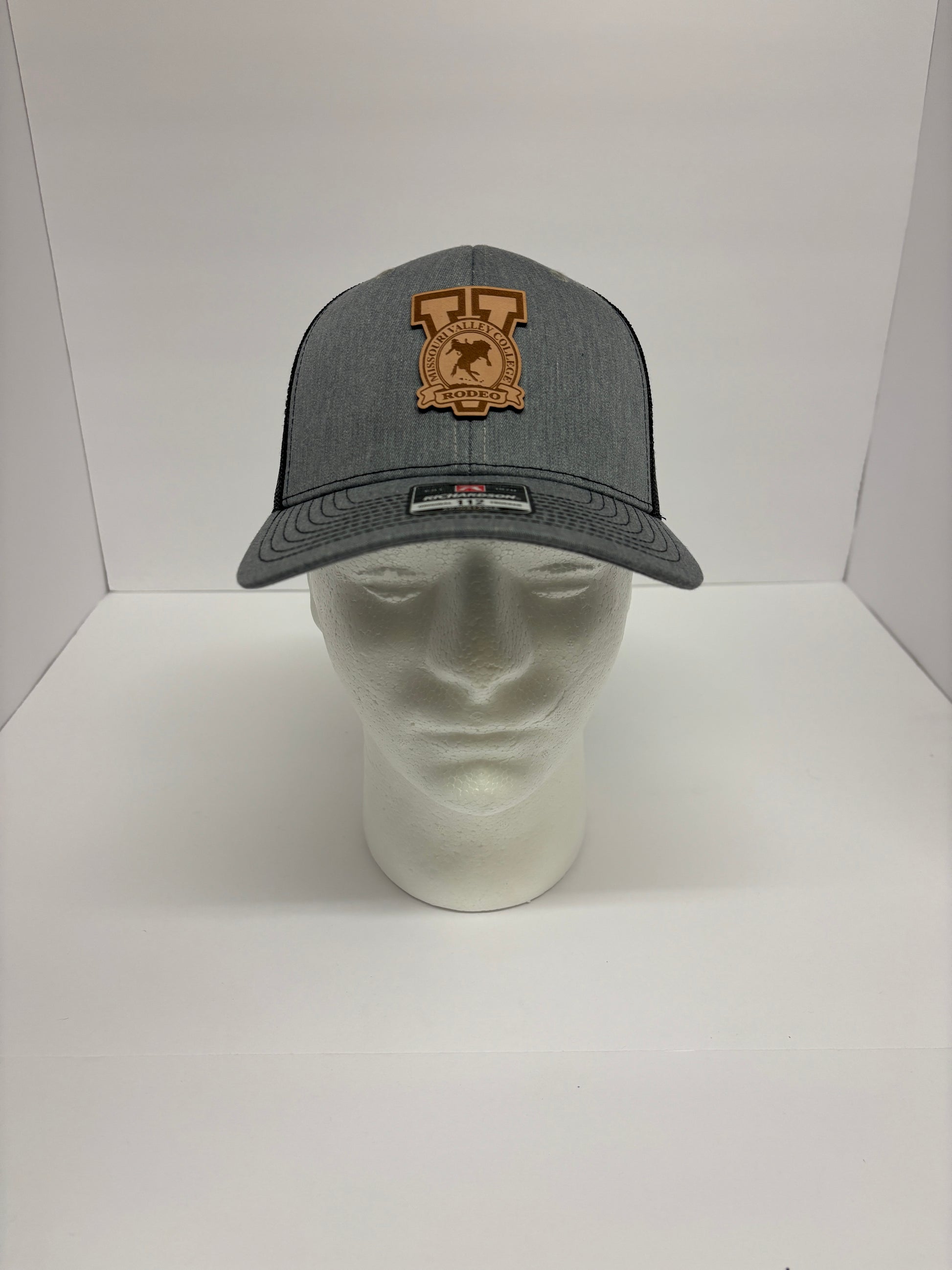 Missouri Valley Rodeo Leather Patch hat Richardson 112 - Viking Athletic Goods