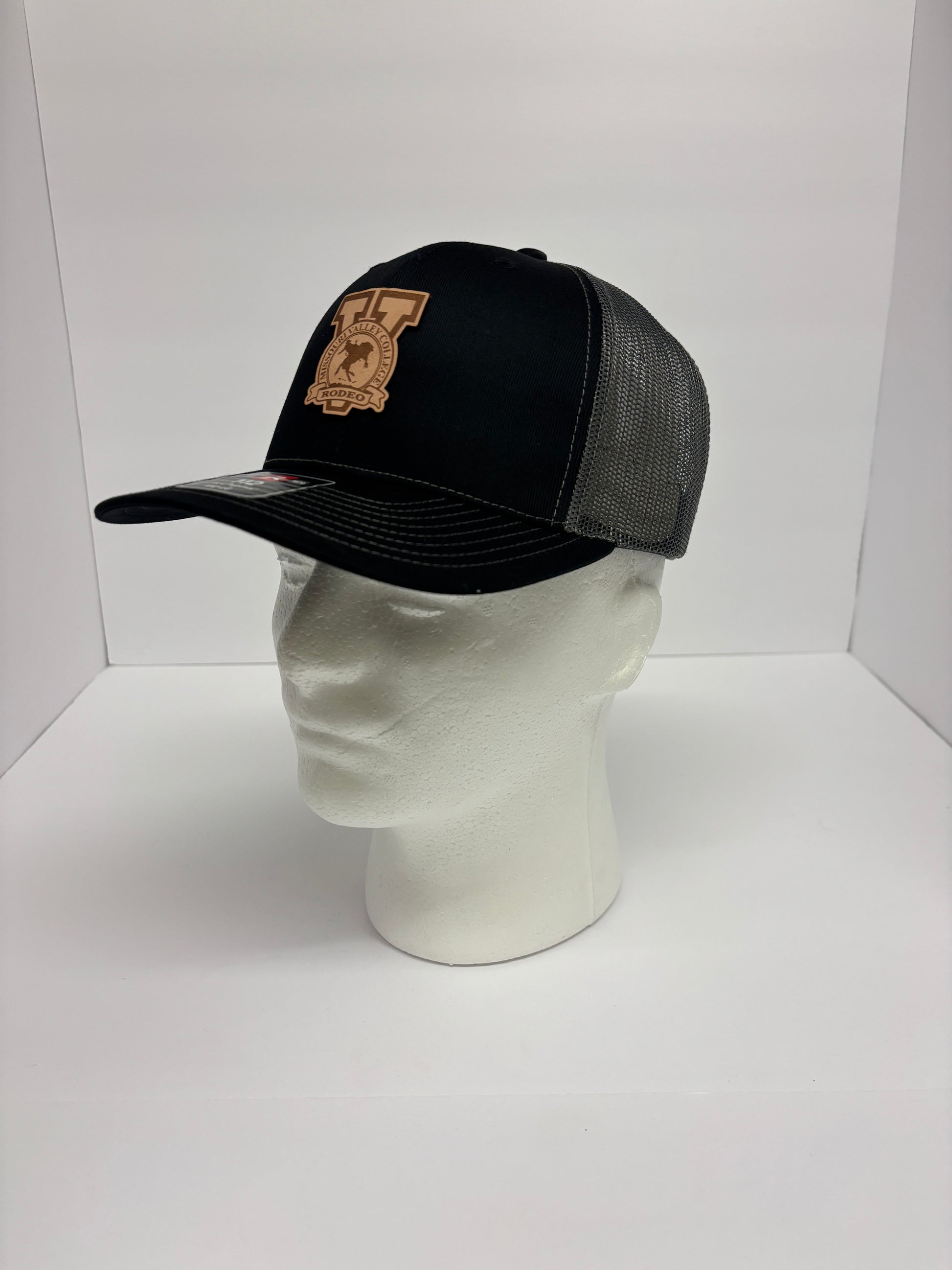 Missouri Valley Rodeo Leather Patch hat Richardson 112 - Viking Athletic Goods