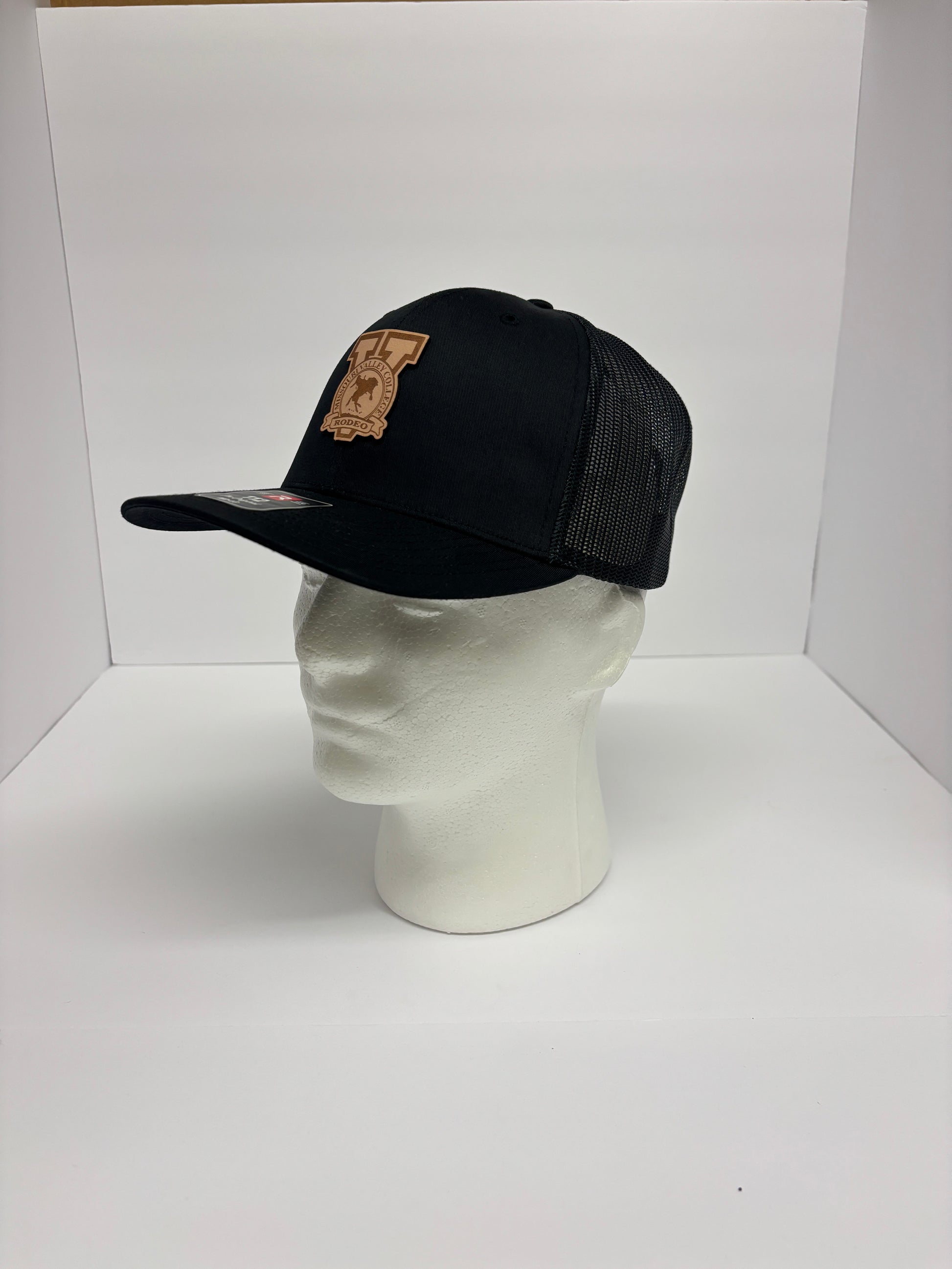 Missouri Valley Rodeo Leather Patch hat Richardson 112 - Viking Athletic Goods