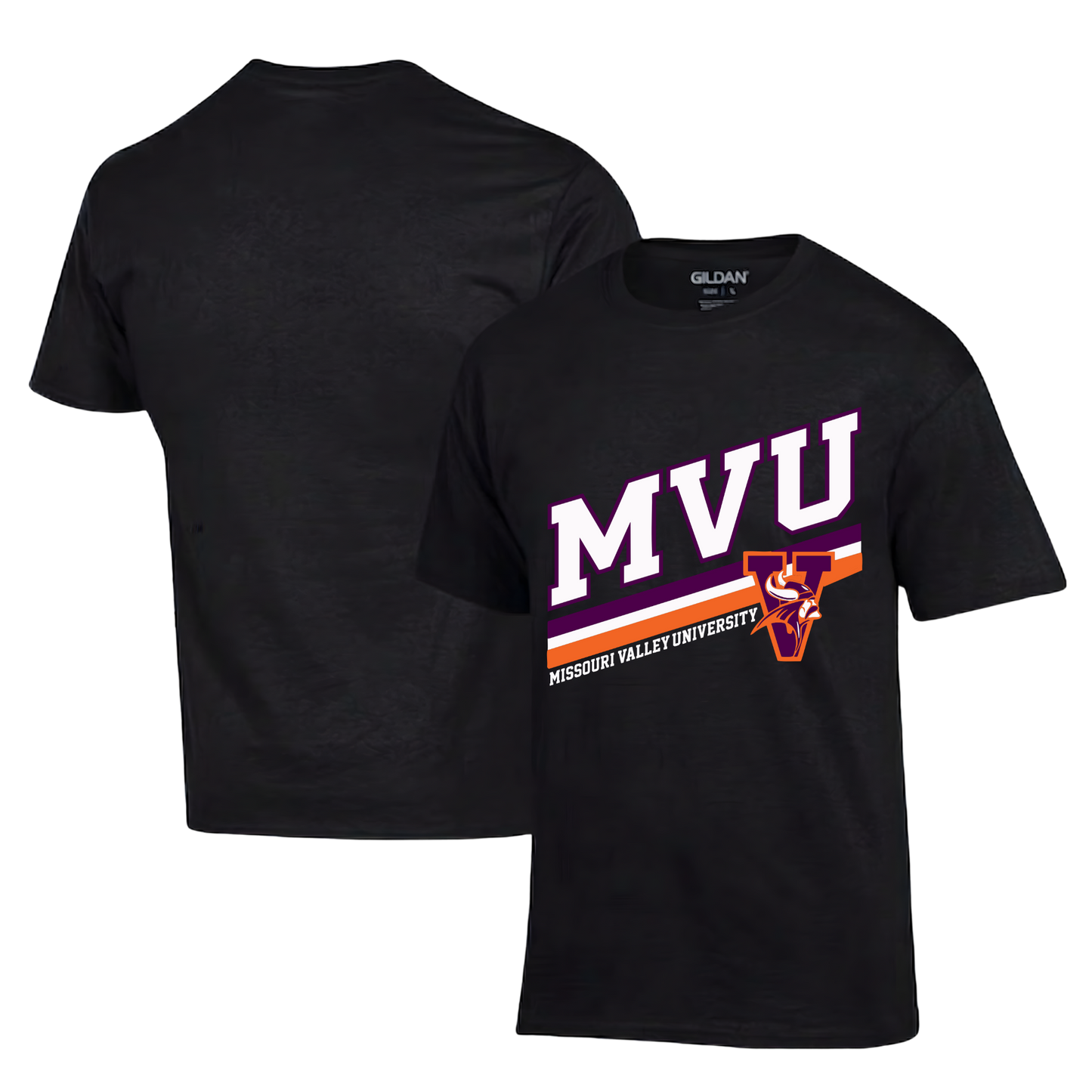 MVU Diagonal Stripe T-Shirt Hoodie Crew