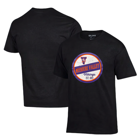 Missouri Valley Vikings Circle Retro T-Shirt Hoodie Crew (#55)
