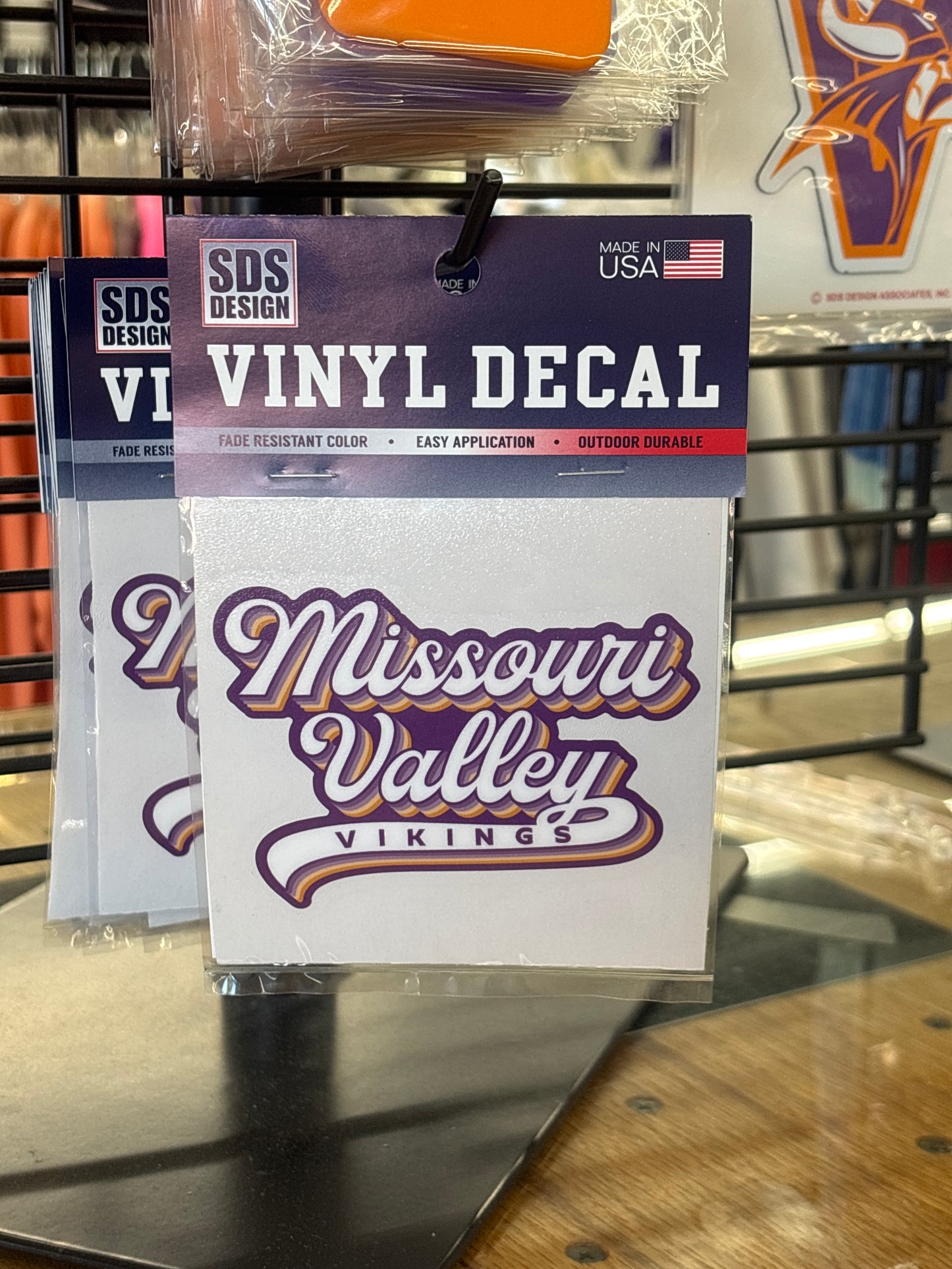 Missouri Valley Vikings Spirit Decal - Viking Athletic Goods