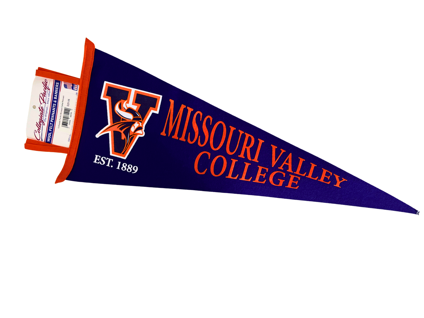 Missouri Valley College Pennant | MVC Felt Pennant | Viking Athletic Goods - Viking Athletic Goods