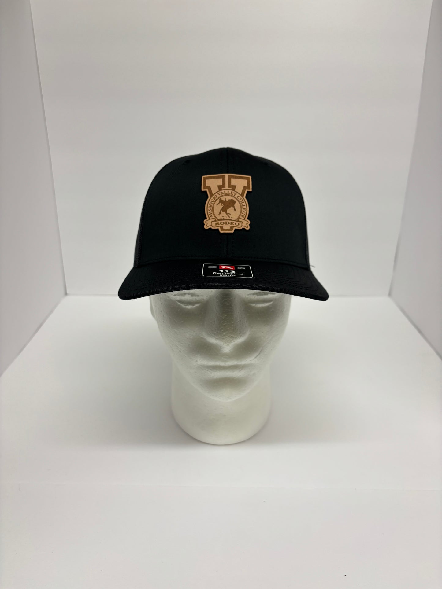 Missouri Valley Rodeo Leather Patch hat Richardson 112 - Viking Athletic Goods
