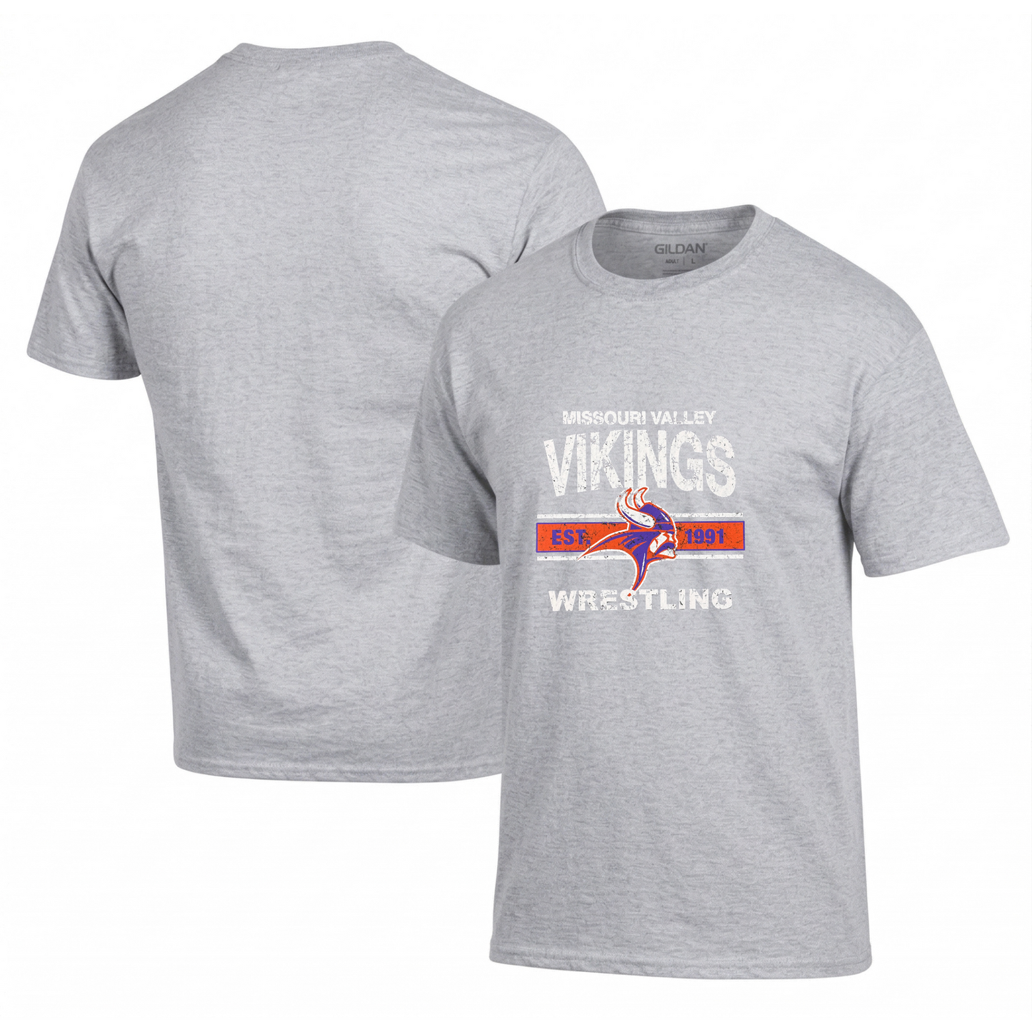 Missouri Valley Vikings Wrestling T-Shirt Hoodie Crew (#64)