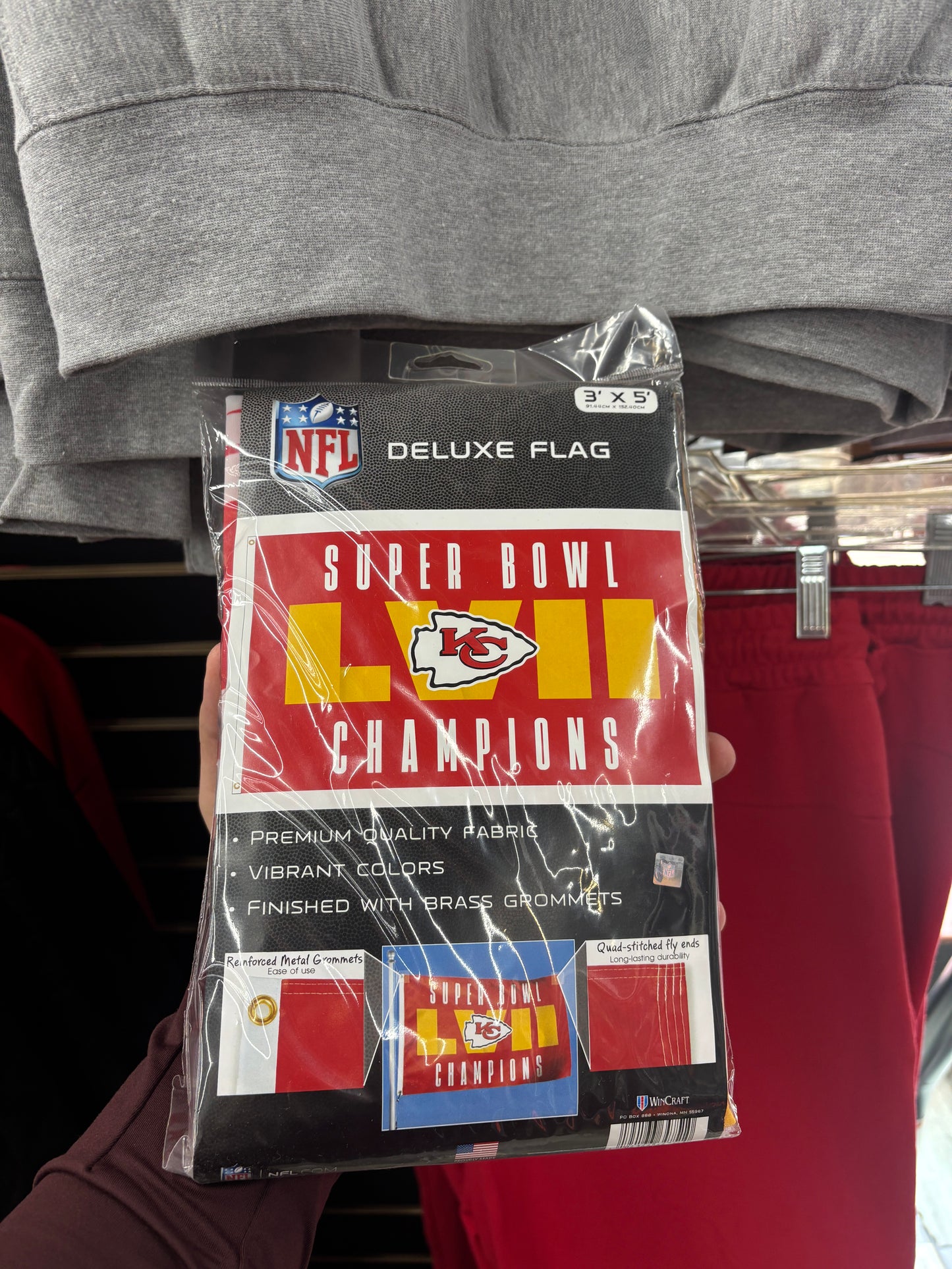 Super Bowl Champions Chiefs Flag 3x5