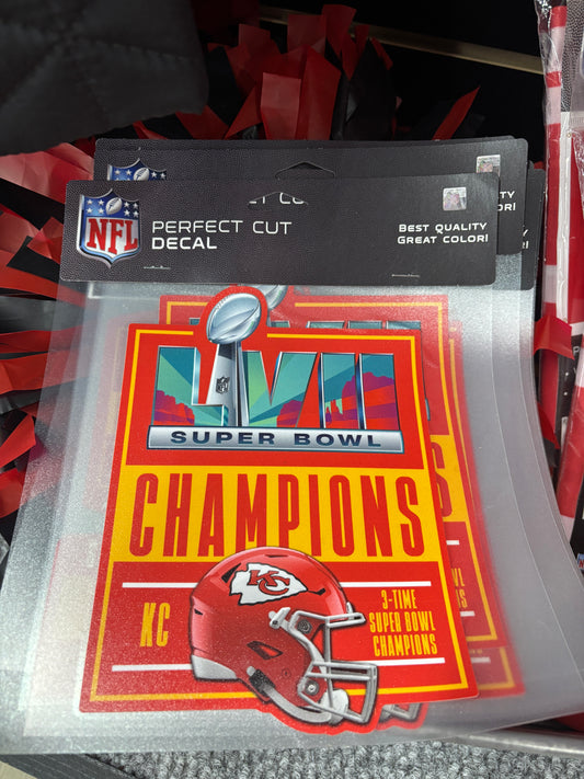 Chiefs Super Bowl Champions Decal
