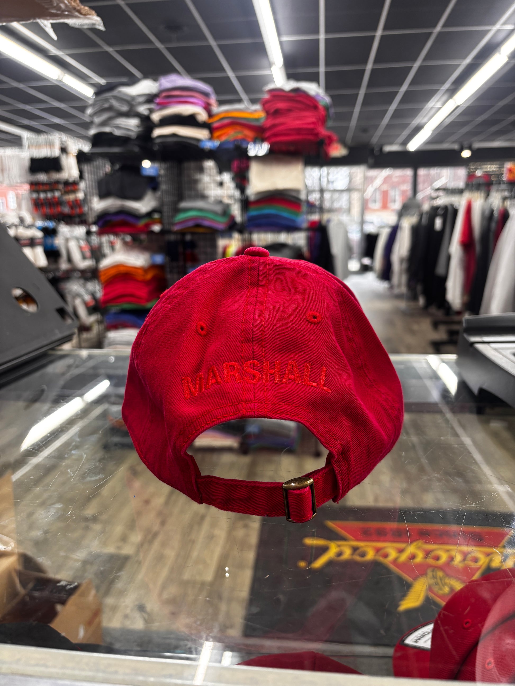 Marshall Owls Red Cap Embroidered M - Viking Athletic Goods