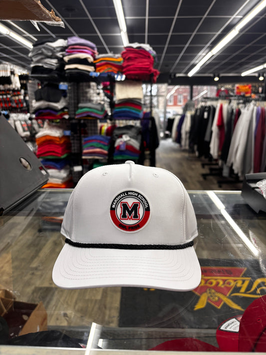 Marshall Owls Rope Richardson Trucker Hat with Rubber Patch - Viking Athletic Goods