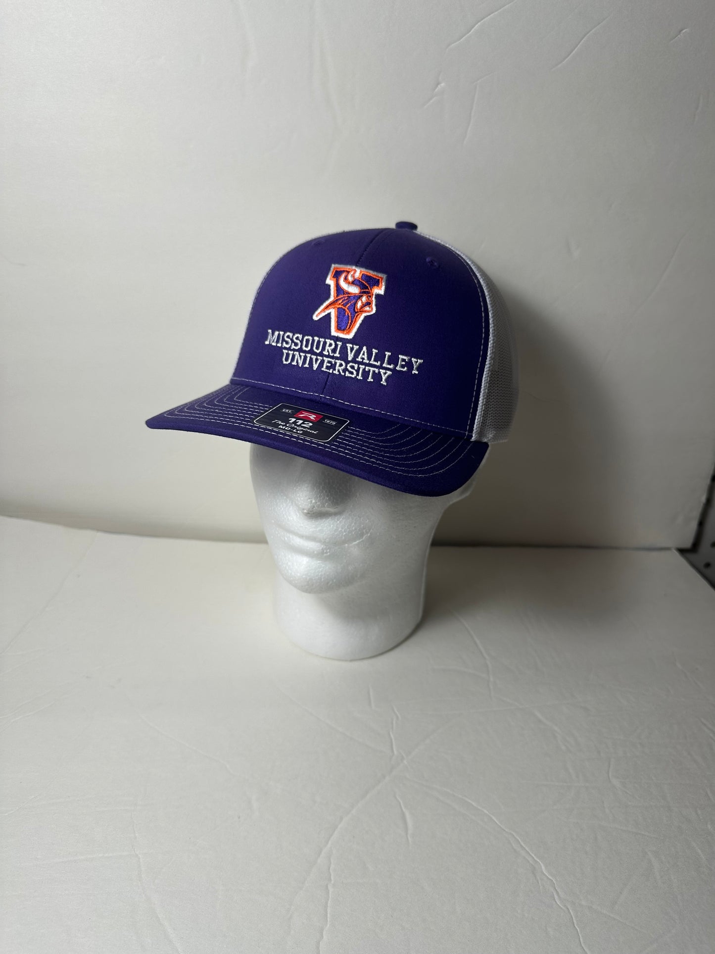 Richardson 112 Trucker Purple Missouri Valley University Cap