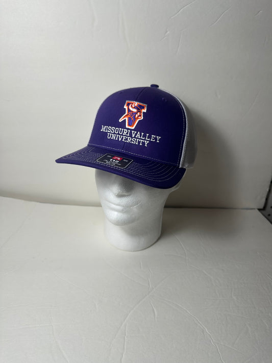 Richardson 112 Trucker Purple Missouri Valley University Cap