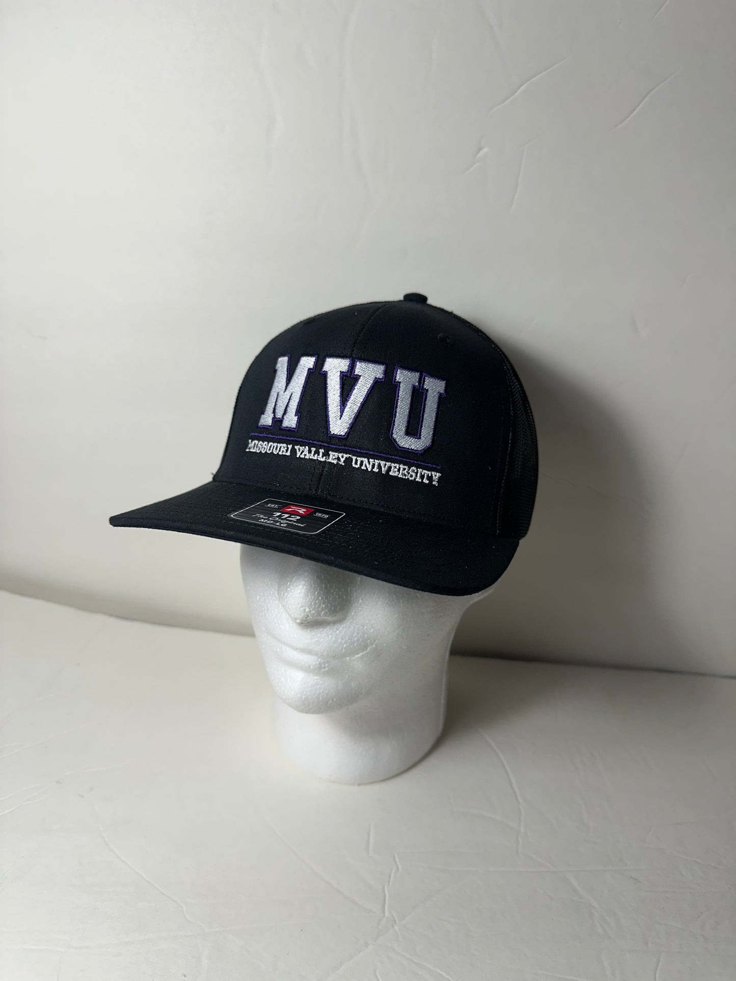 Richardson 112 Black/Purple MVU Cap