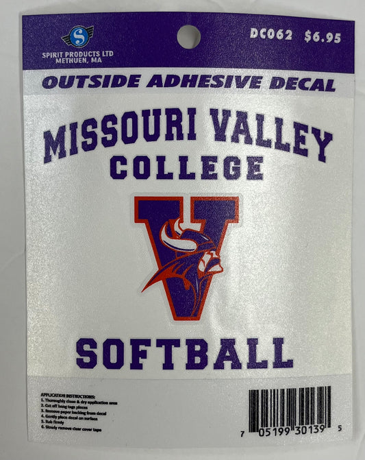 Missouri Valley Softball Decal