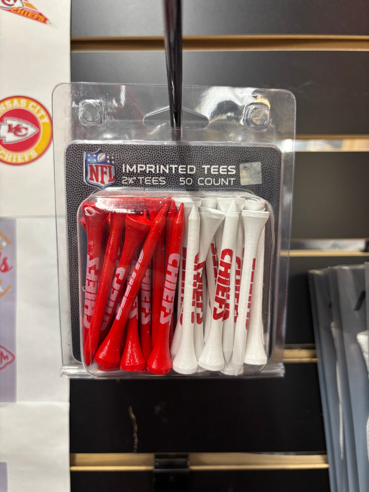 Kansas City Chiefs Golf Tees – 50 Pack