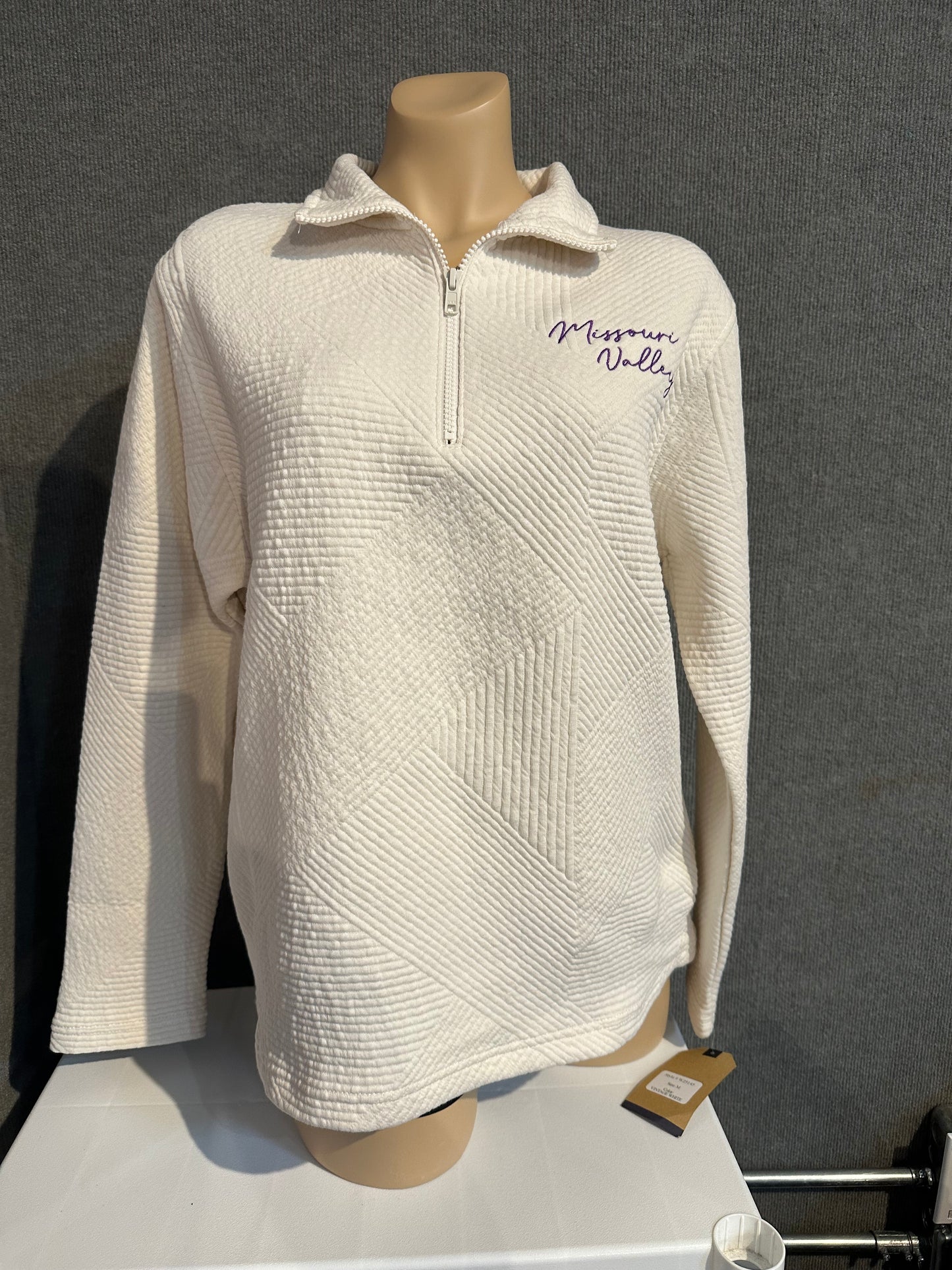 MV Sport Missouri Valley Oatmeal Quarter-zip