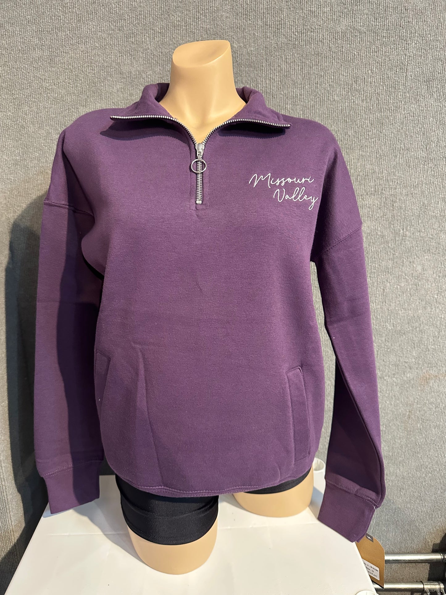 MV Sport Missouri Valley Oatmeal Quarter-zip