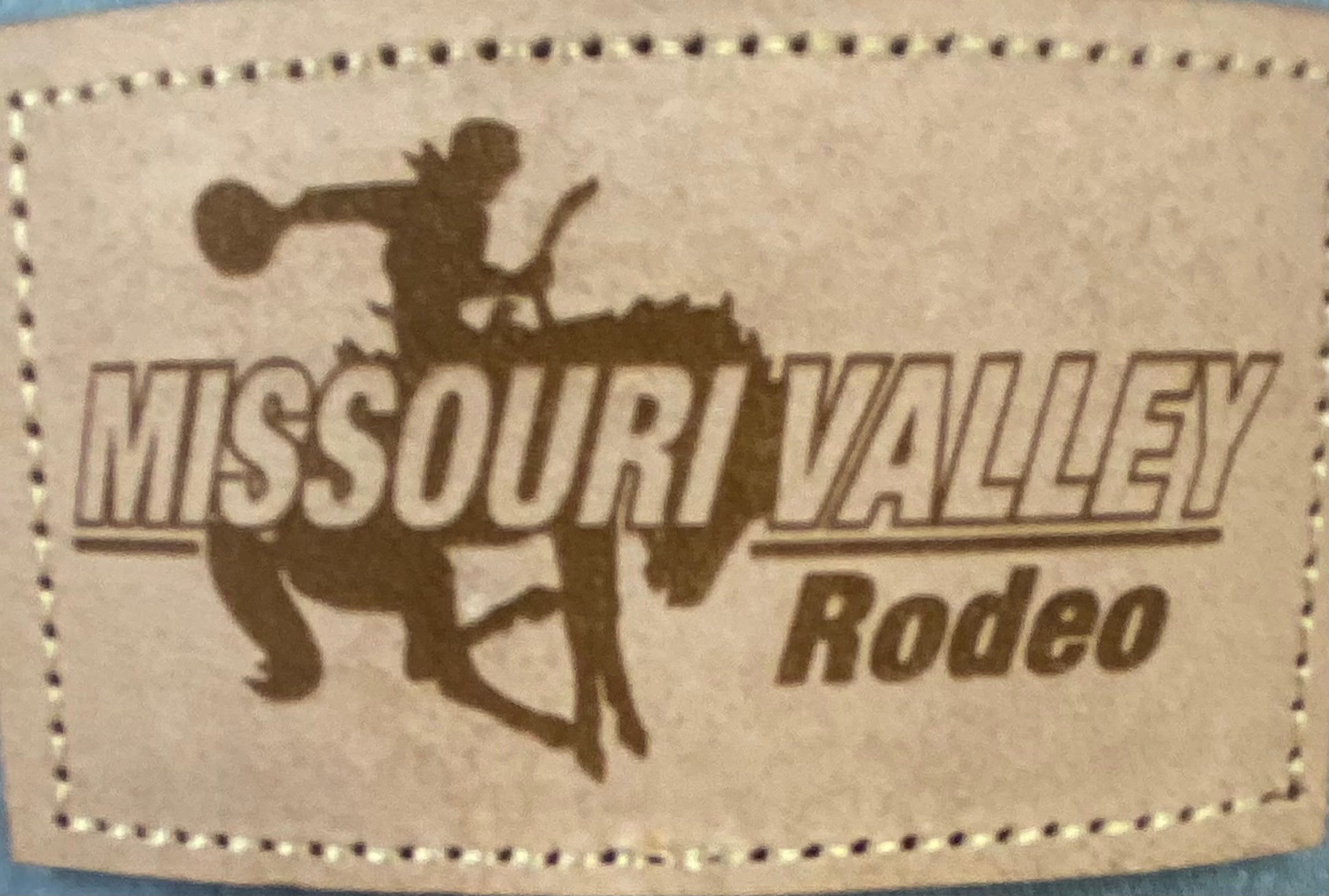Missouri Valley Rodeo Leather Patch 112 – Viking Athletic Goods