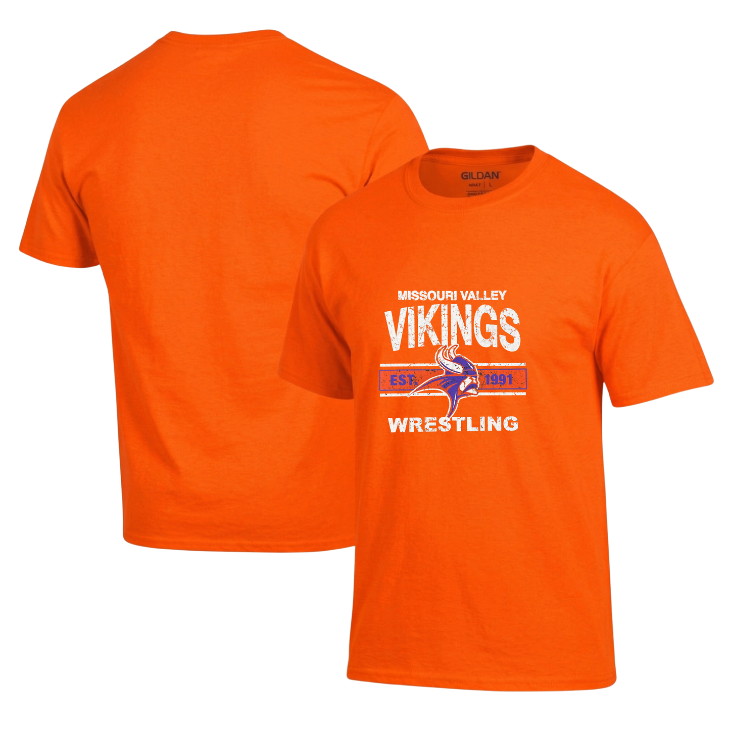 Missouri Valley Vikings Wrestling T-Shirt Hoodie Crew (#64)