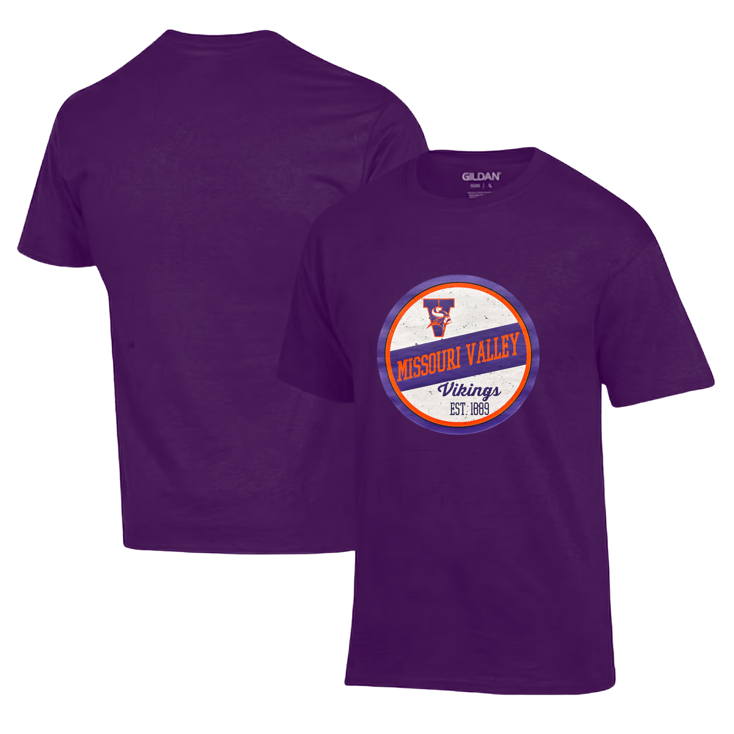 Missouri Valley Vikings Circle Retro T-Shirt Hoodie Crew (#55)